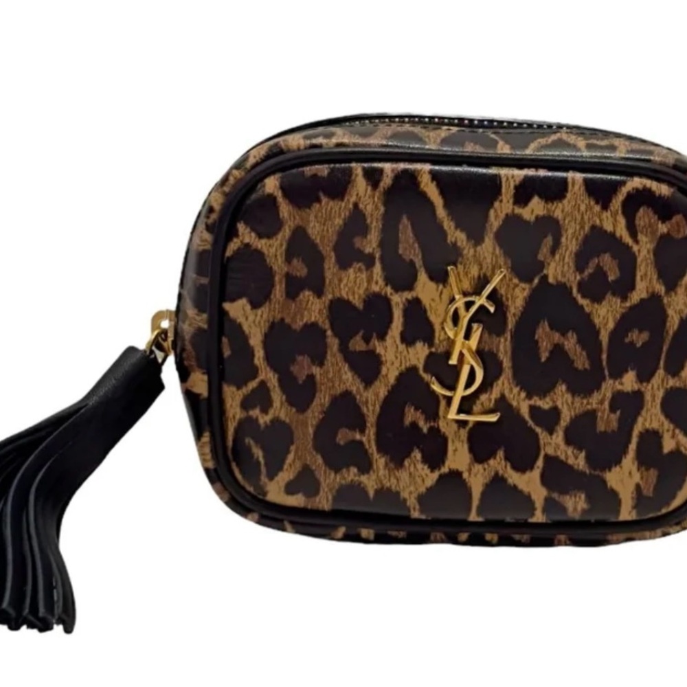Yves Saint Laurent Animal Print Crossbody Bag